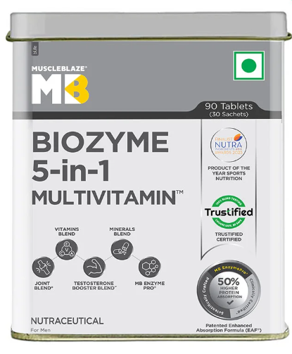 MuscleBlaze Biozyme 5-in-1 Multivitamin